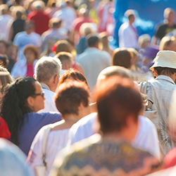 Crowd of people 