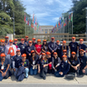 Group photo outside World Health Assembly, Geneva