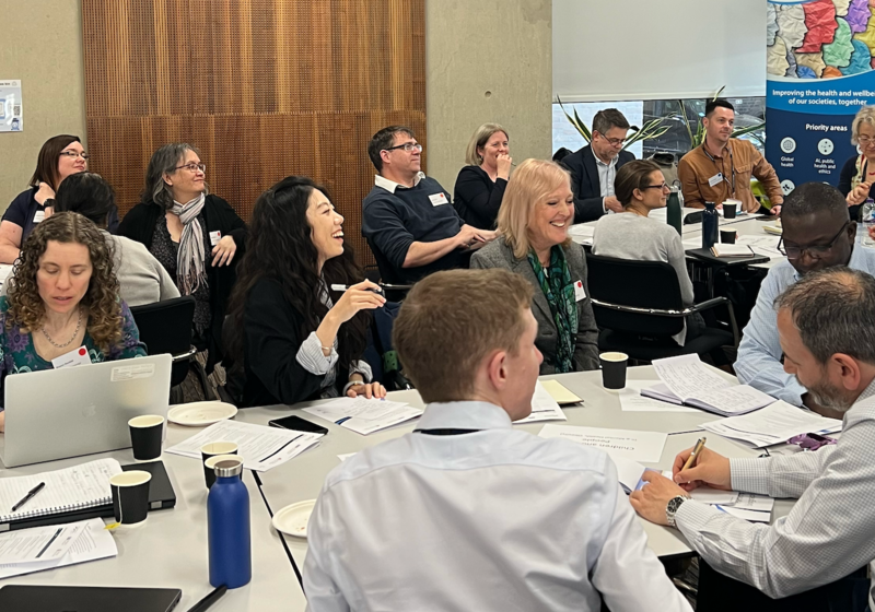 Group discussions during CPH workshop