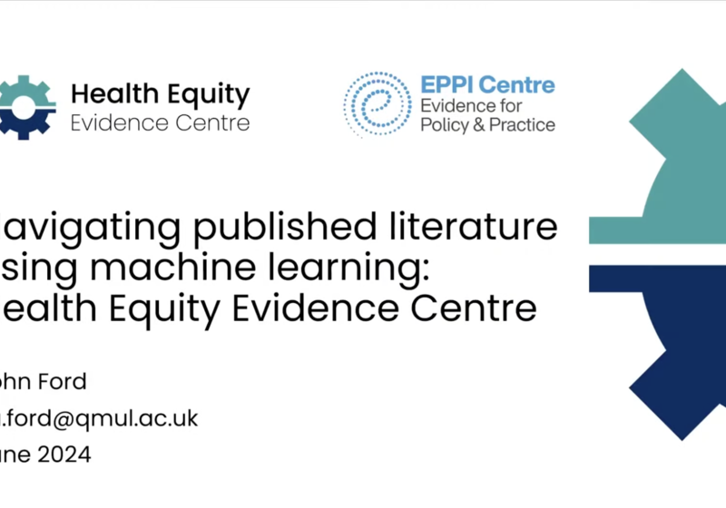 Title page for CPH seminar