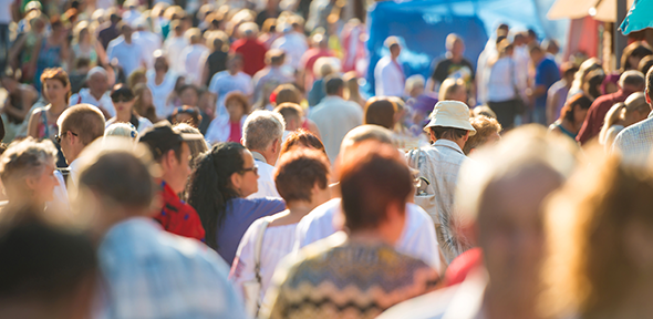 Crowd of people 