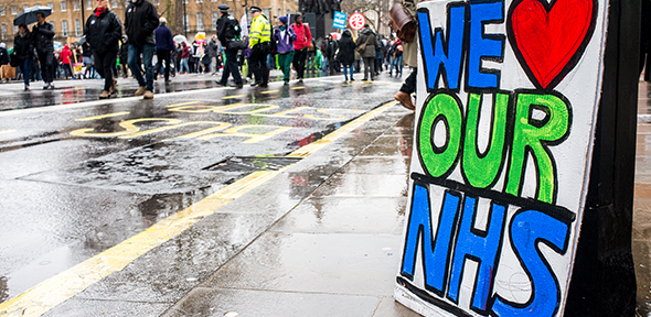 We love the NHS poster We love the NHS poster
